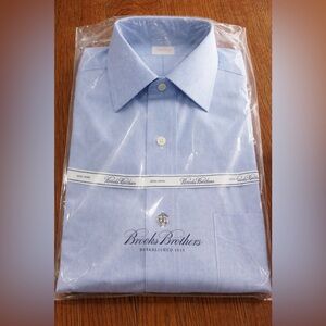 💼 Brooks Brothers Non-Iron Dress Shirt – 15½ 34 – Traditional Fit